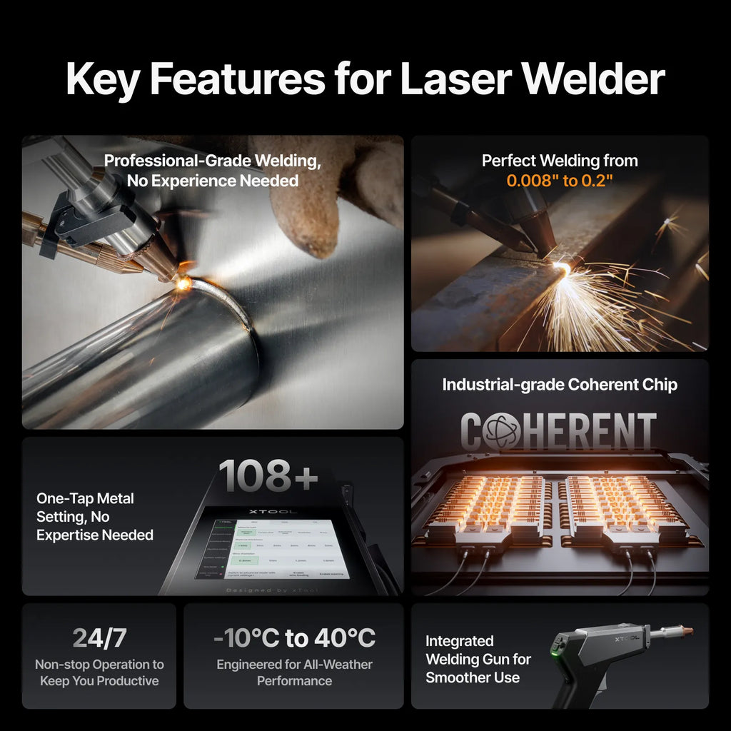 xTool MetalFab 3-in-1 Laser Welder, CNC Cutter & Cleaner
