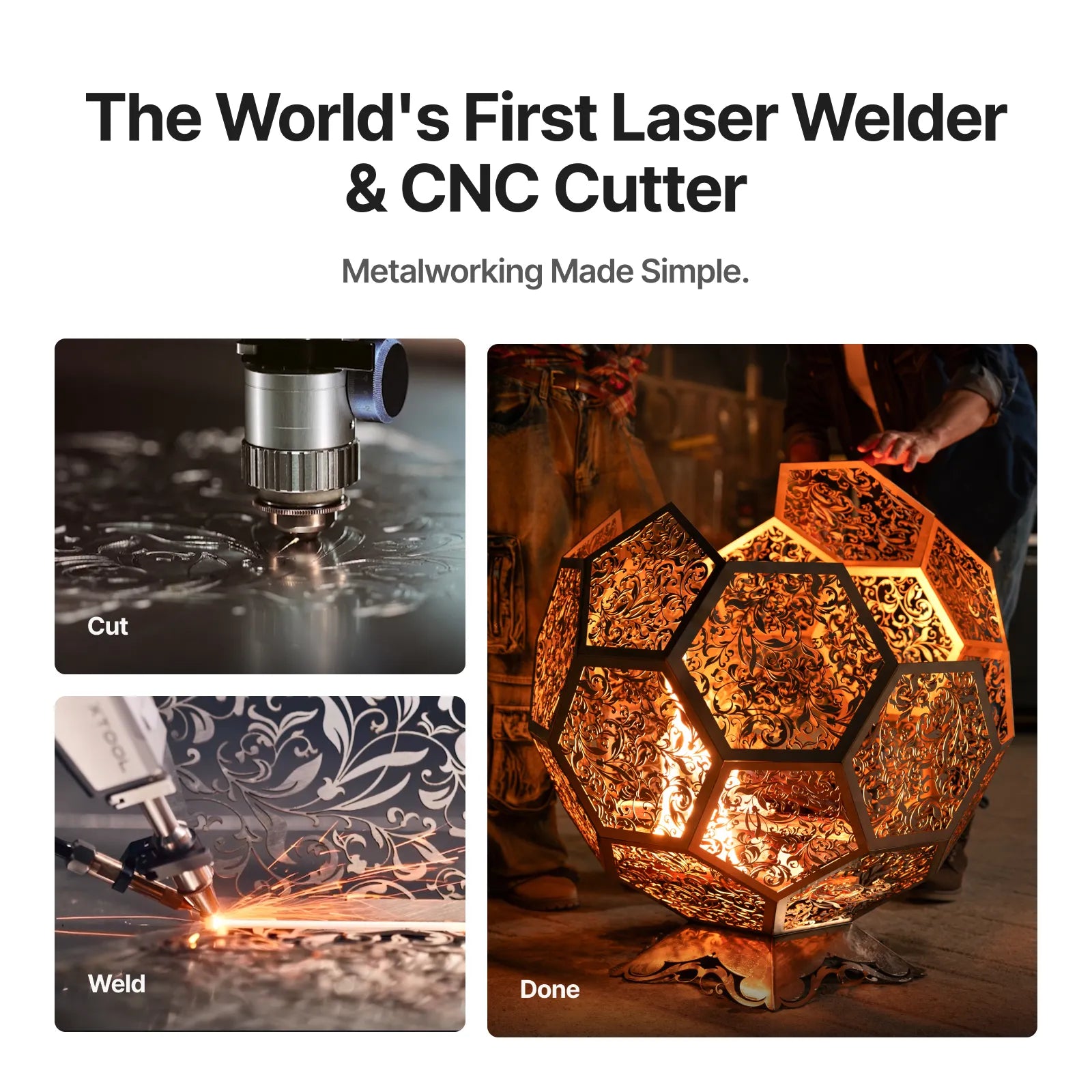 xTool MetalFab 3-in-1 Laser Welder, CNC Cutter & Cleaner