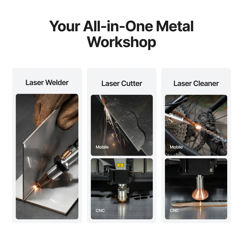 xTool MetalFab 3-in-1 Laser Welder, CNC Cutter & Cleaner