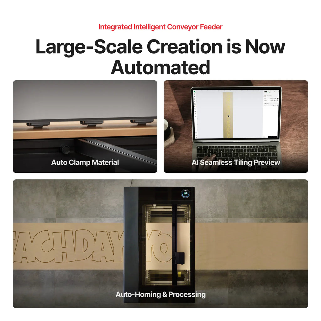 xTool P3 80W CO2 Laser Cutter | Flagship Large Format & Automation